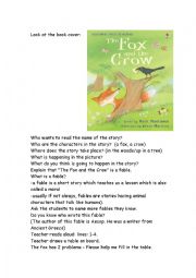 English Worksheet: The Fox and the Crow