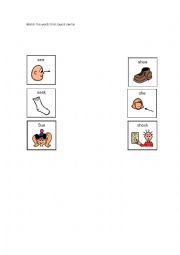 English Worksheet: Minimal pairs