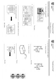 English Worksheet: Prepositions of place