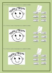 English worksheet: nose