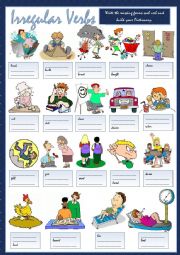 English Worksheet: Irregular Verbs