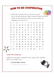 English Worksheet: Word search game 