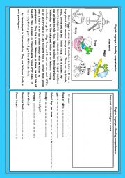 English Worksheet: Alien world