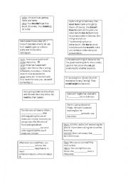 English Worksheet: modals