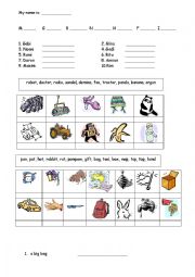 English Worksheet: Abcs Review