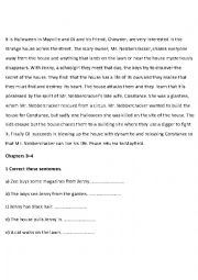 English Worksheet: monster house