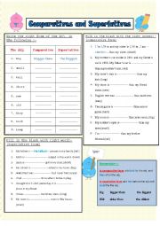 comparative and superlative (one syllable adjectives)