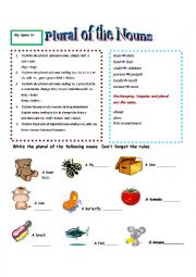 Plural of the nouns