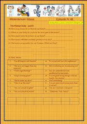 English worksheet: Misterduncan lesson 46
