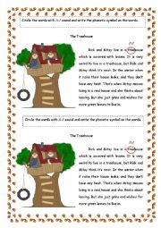 English Worksheet: Treehouse