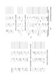 English Worksheet: Irregular verbs incomplet elist