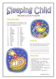 English Worksheet: Michael Learns to Rock - Sleeping Child