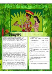 English Worksheet: Tales of the Amazon rainforest - the Uirapuru