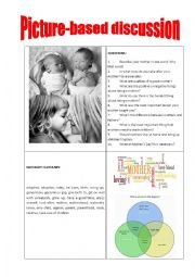 English Worksheet: Picture-based discussion motherhood