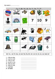 English worksheet: Abcs Practice with pics