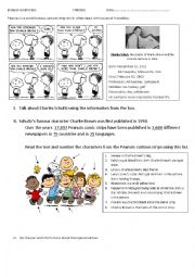 English Worksheet: Friends: Charlie Brown and Peanuts