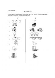 English worksheet: There is There are