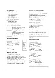 English Worksheet: Song Michael Jackson