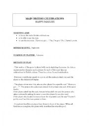 English Worksheet: Happy families