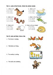 English Worksheet: Farm Animals