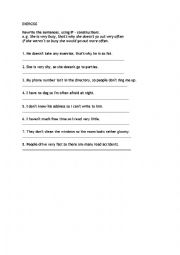 English Worksheet: Second Conditionals