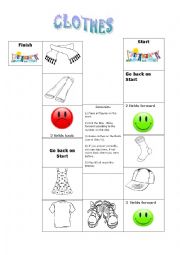 English worksheet: Board game 