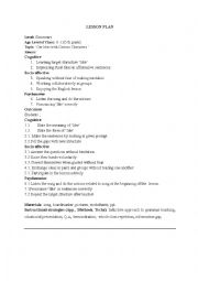 English worksheet: like lesson plan