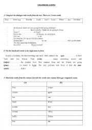 English worksheet: consolidation activities