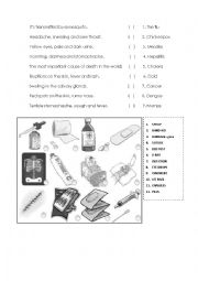 English Worksheet: diseases