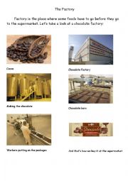 English Worksheet: The Factory