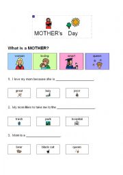 English worksheet: Mothers Day