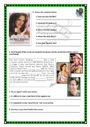 English Worksheet: MOVIE : MY BEST FRIENDS WEDDING