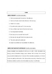 English worksheet: REVISION