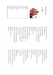 English Worksheet: Upside down