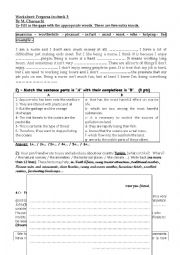 English Worksheet: progress check