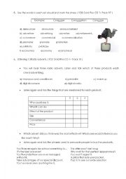 English Worksheet: Conversation Class2 - Advertisement ( Part 2 )