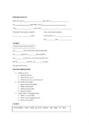 English worksheet: SIMPLE PRESENT