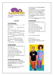 English Worksheet: LMFO 