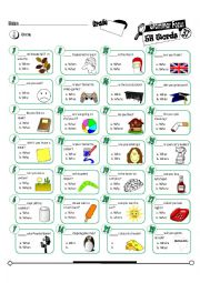 Grammar Focus Series 37_5W Question Words (Fully Editable + Key) 