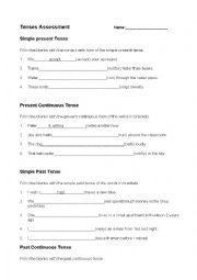 Simple tenses and Continuous tenses