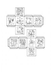 English Worksheet: At the Circus * Circus Animals Dice *