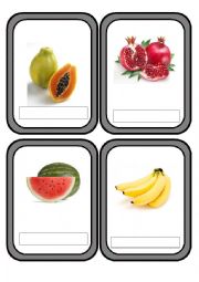 English Worksheet: FRUITS PART-2