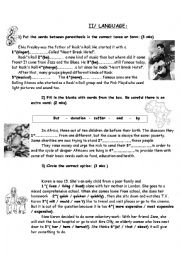 English Worksheet: end-term 9th form number (3)