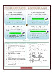 English Worksheet: Conditional Sentences