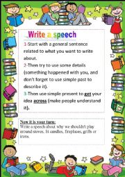 English Worksheet: writing 2