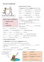 English Worksheet: second conditional