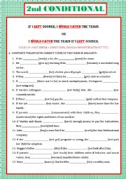 English Worksheet: 2ND CONDITIONAL - RULES AND EXERCISES