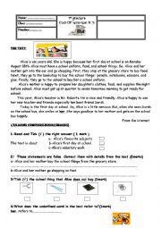 English Worksheet: End-Of-Term Test N3 7th Form