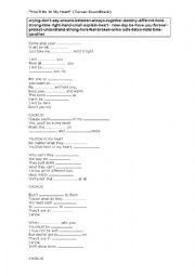 English Worksheet: Song - Youll be in my heart - Tarzan soundtrack
