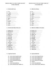 English worksheet: More than this - One Direction